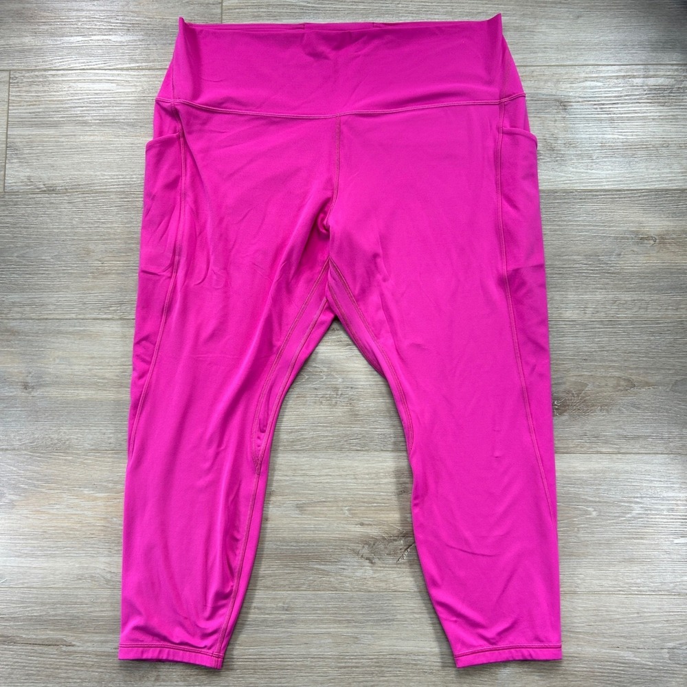 Lululemon Size 20 Align High-Rise Pant Leggings 25" With Pockets Sonic Pink